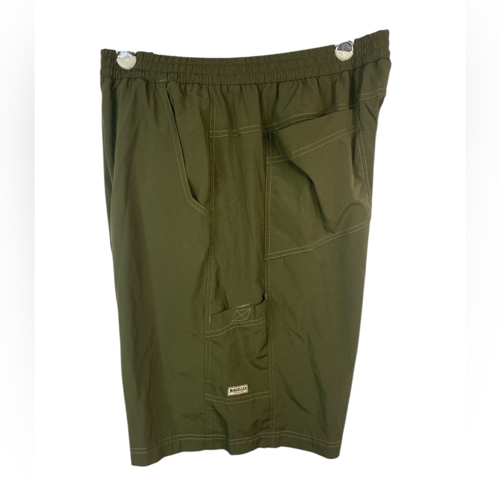 Magellan Sportswear Green Cargo Swim Shorts Men’s Xxl